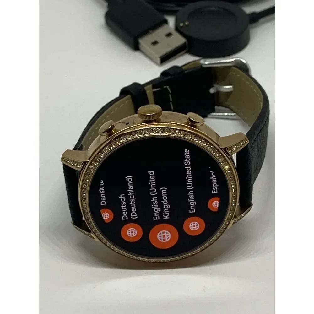 Fossil Gen 4 Authentic Digital Dial Smart Watch Custom Band FTW6011 QT502